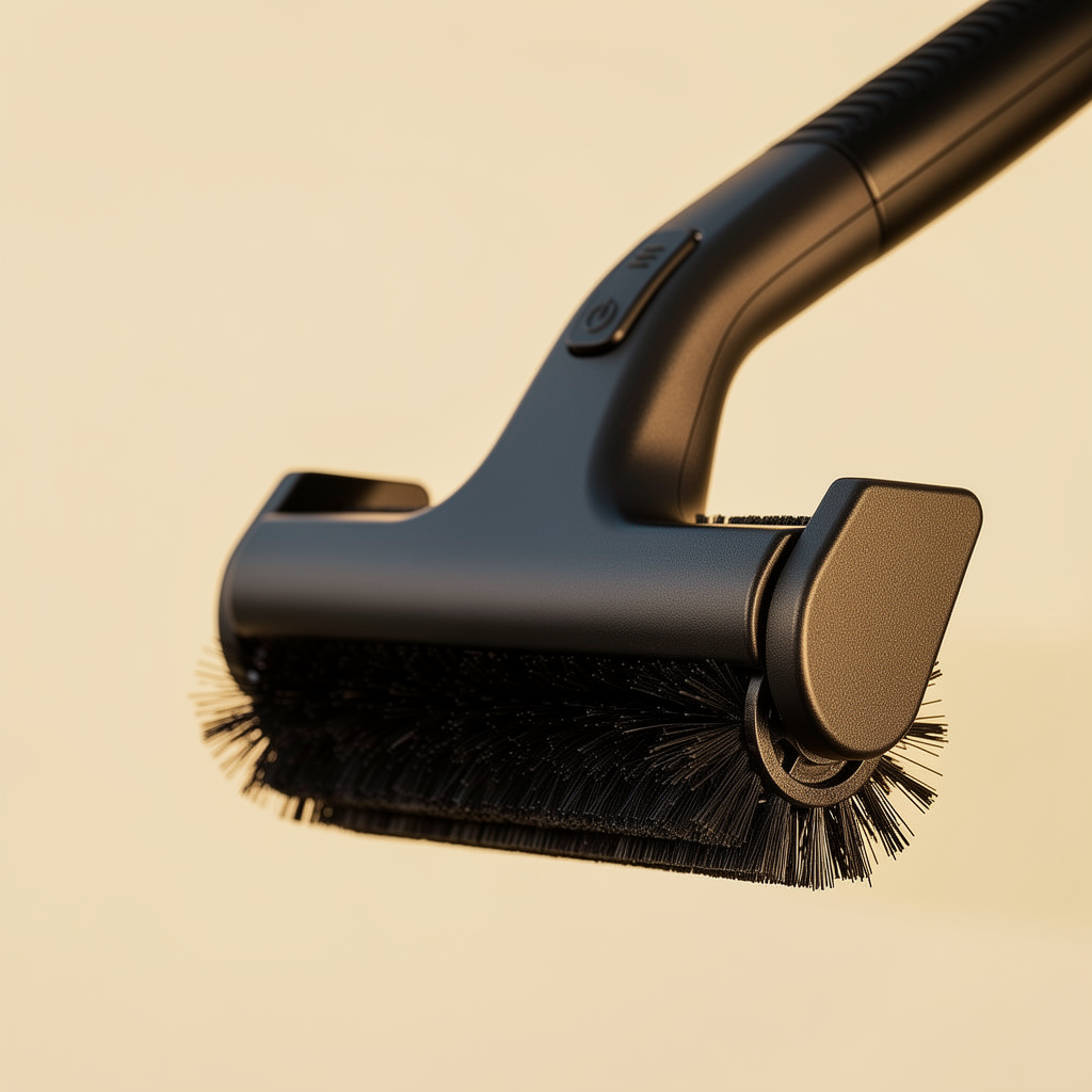 Close-up of the Ember Pro bristle roller head